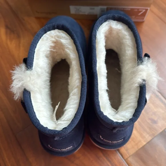 Koolaburra by UGG Women's Victoria Mini Boot BLUE Size 7, EUC - Picture 7 of 11